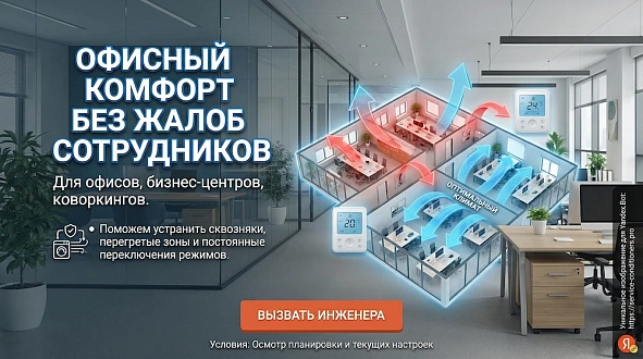 Комфорт офиса без жалоб сотрудников