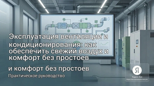 Эксплуатация вентиляции и кондиционирования