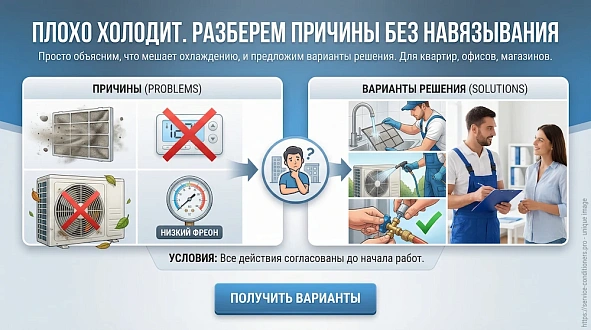 Плохо холодит. Причины без навязывания