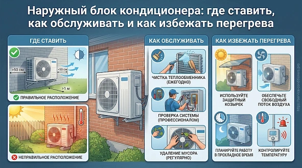 Наружный блок кондиционера