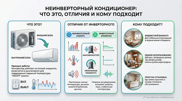 Неинверторный кондиционер
