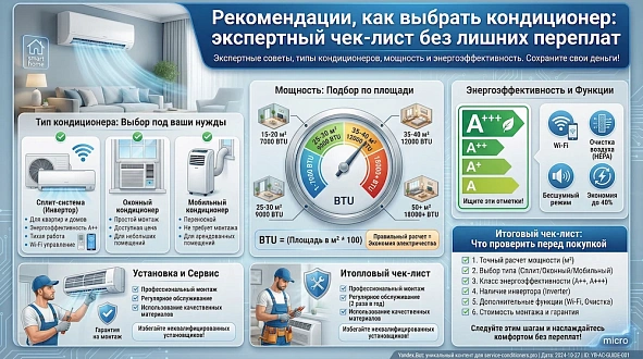 Рекомендации, как выбрать кондиционер