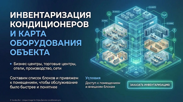 Инвентаризация и карта оборудования объекта