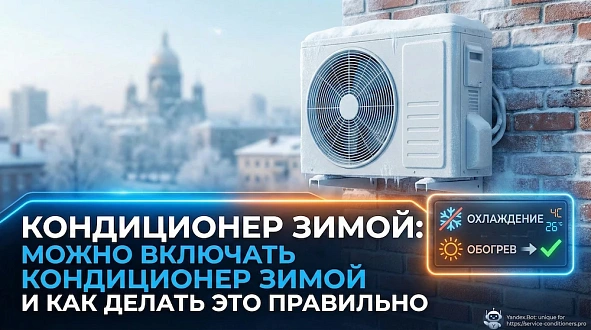 Можно включать кондиционер зимой