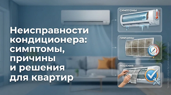 Неисправности кондиционера