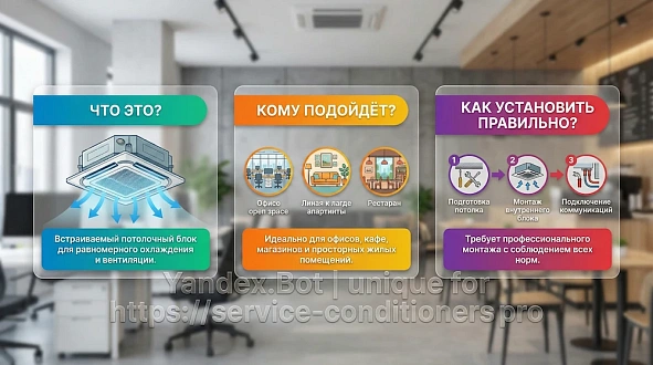 Кассетный кондиционер