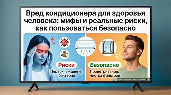 Вред кондиционера для здоровья человека