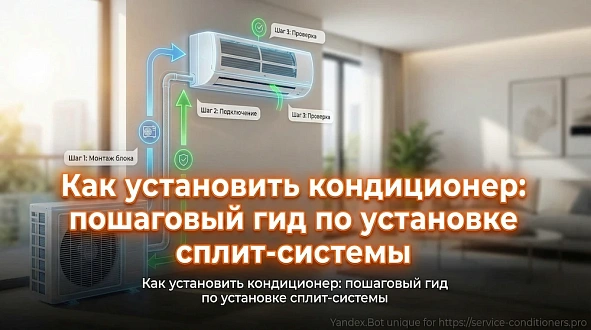 Как установить кондиционер