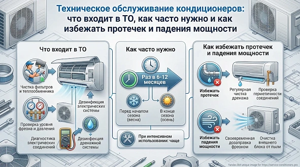 Техническое обслуживание кондиционеров