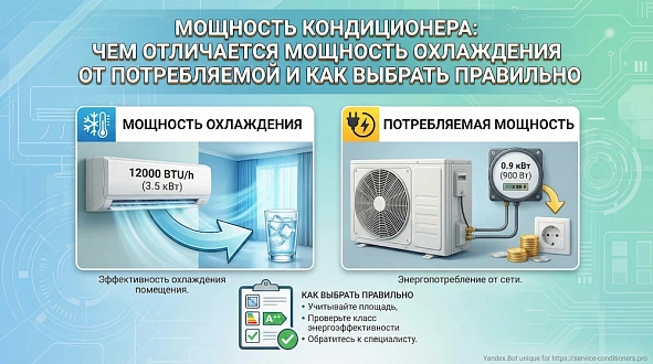 Мощность кондиционера