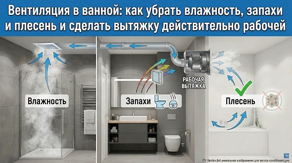Вентиляция в ванной